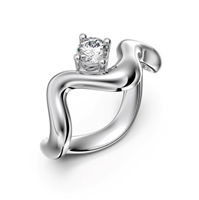 Anello CikOrefice Gioielli Donna in Argento Cubic Zirconia RQUWR14 - RQUWR14